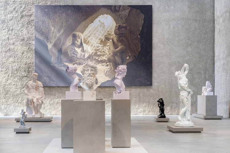 Daniel Arsham Transforms KÖNIG GALERIE Into a Hall of Antiquities