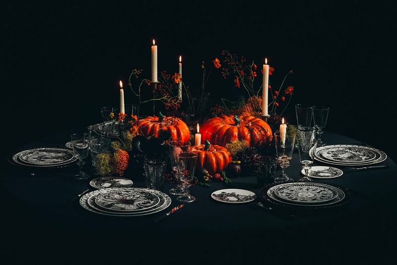 Dior Maison Halloween Table Homeware Ceramics Collection Jean Roger Pietro Ruffo Cups Plates Pumpkins Kim Jones Designer Luxury Goods 