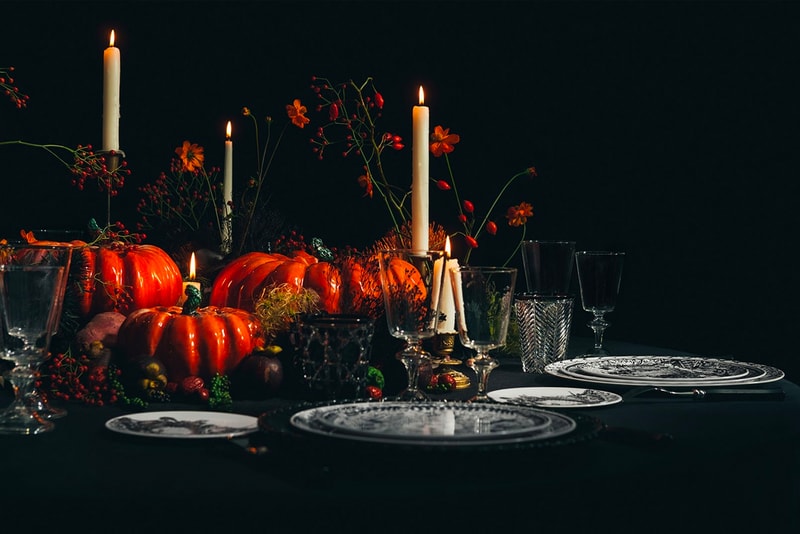 Dior Maison Halloween Table Homeware Ceramics Collection Jean Roger Pietro Ruffo Cups Plates Pumpkins Kim Jones Designer Luxury Goods