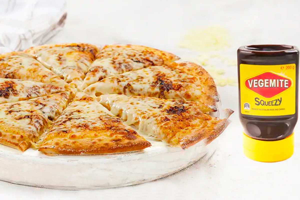 Domino's Australia Launches New Cheesy Vegemite Pizza pizza american down under mozzarella fast food pizza chain