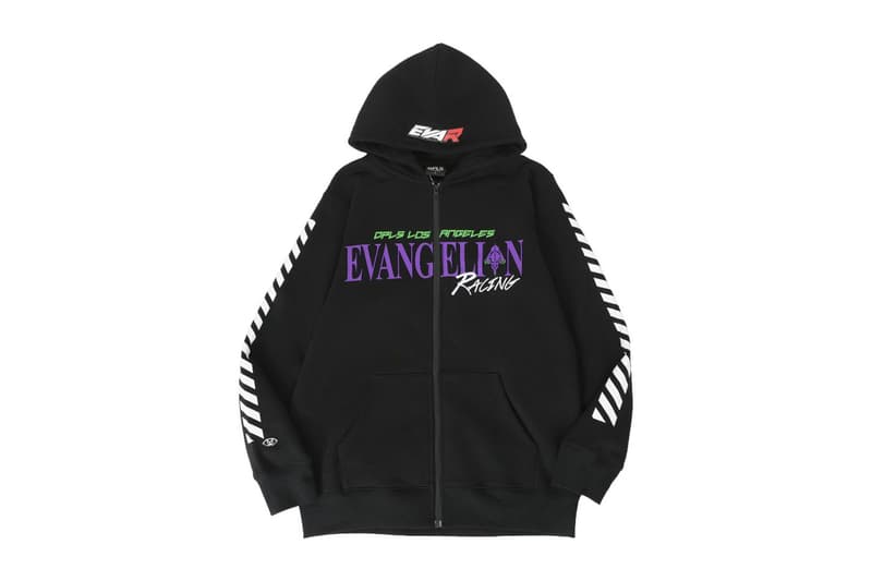 DPLS EVA Racing Team collaboration capsule collection hoodies tracksuit snapback cap round cushion we cannot make it alone nissan gtr eva r nerv Evangelion LA super gt online available release