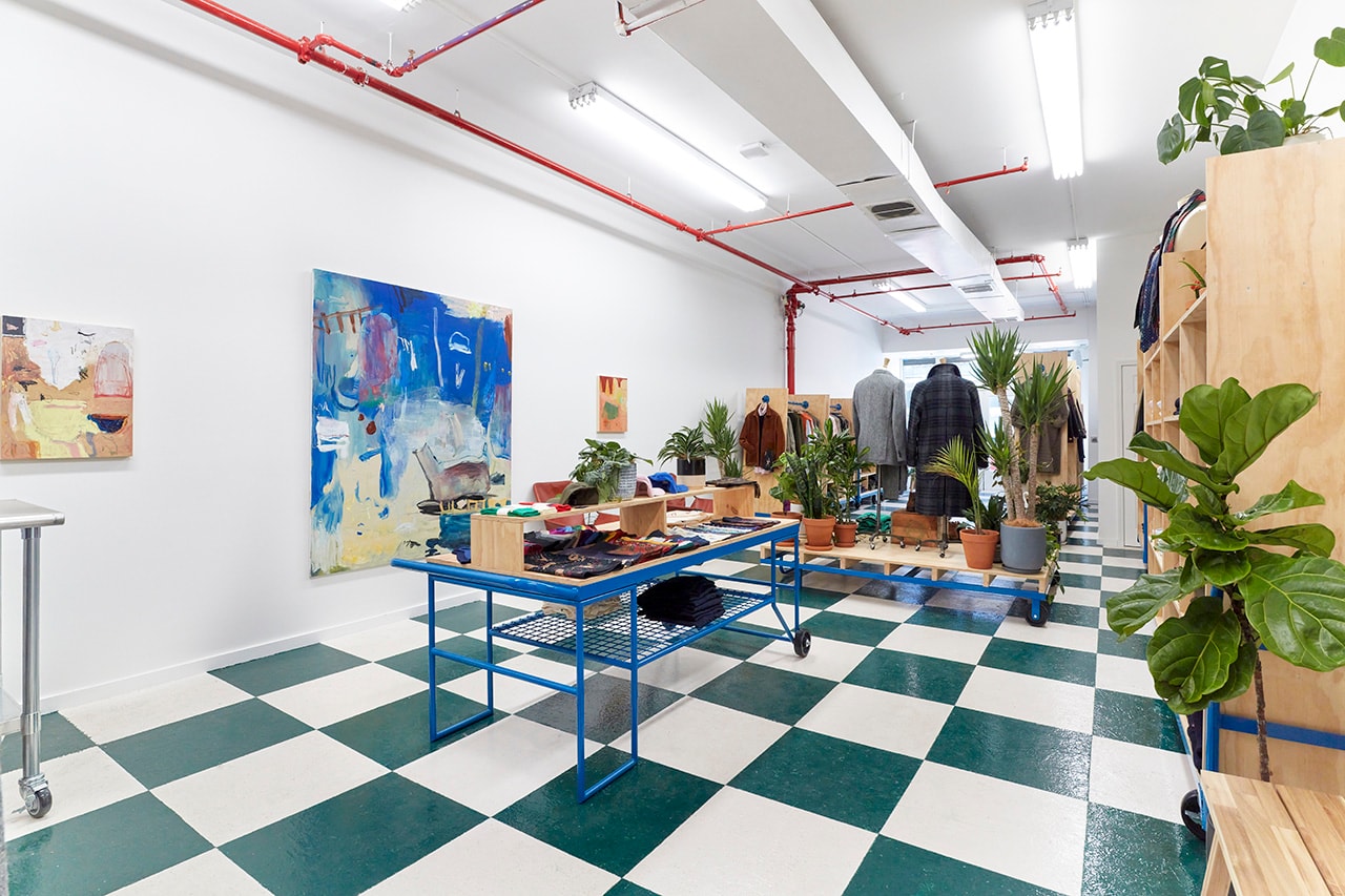 drake's new york open studio details art exhibition tailoring michael hill b. chehayeb