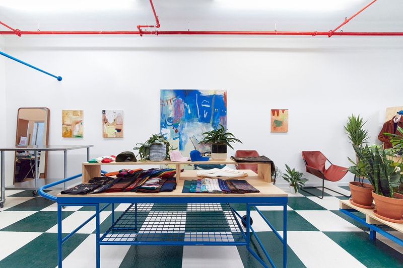 drake's new york open studio details art exhibition tailoring michael hill b. chehayeb
