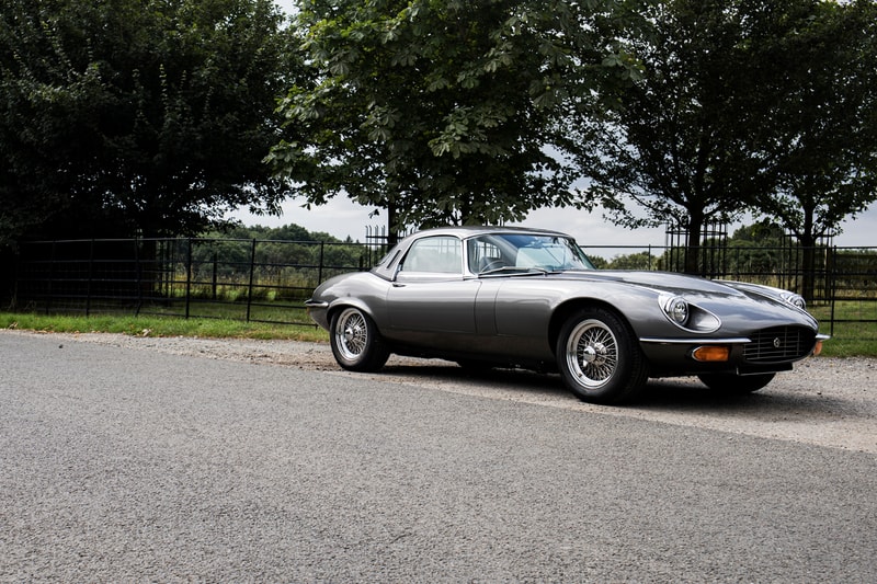 E-Type UK Unleashed Jaguar E-Type Series III Classic Car Restomod Restored Bespoke Custom V12 6.1L Power Speed Performance HYPEBEAST Closer Official Look Driven Test Drive British Countryside Editorial 