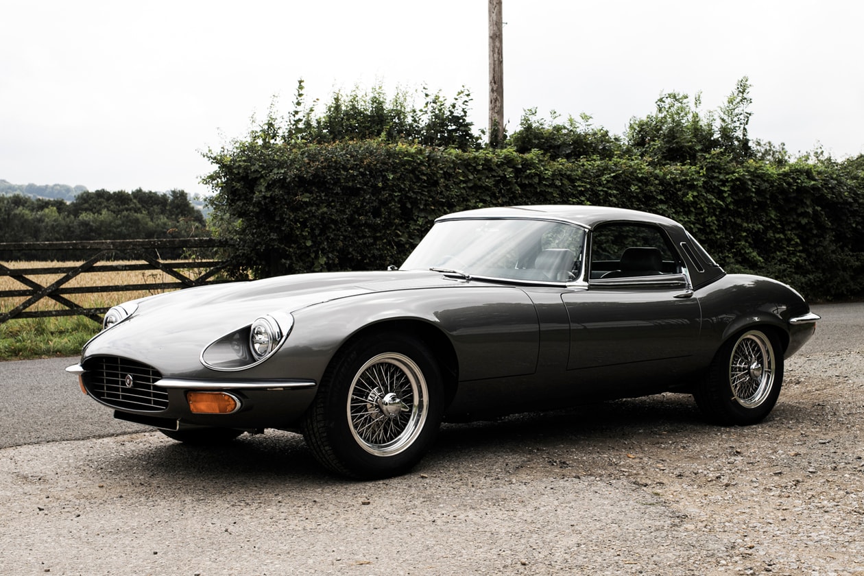 E-Type UK Unleashed Jaguar E-Type Series III Classic Car Restomod Restored Bespoke Custom V12 6.1L Power Speed Performance HYPEBEAST Closer Official Look Driven Test Drive British Countryside Editorial 