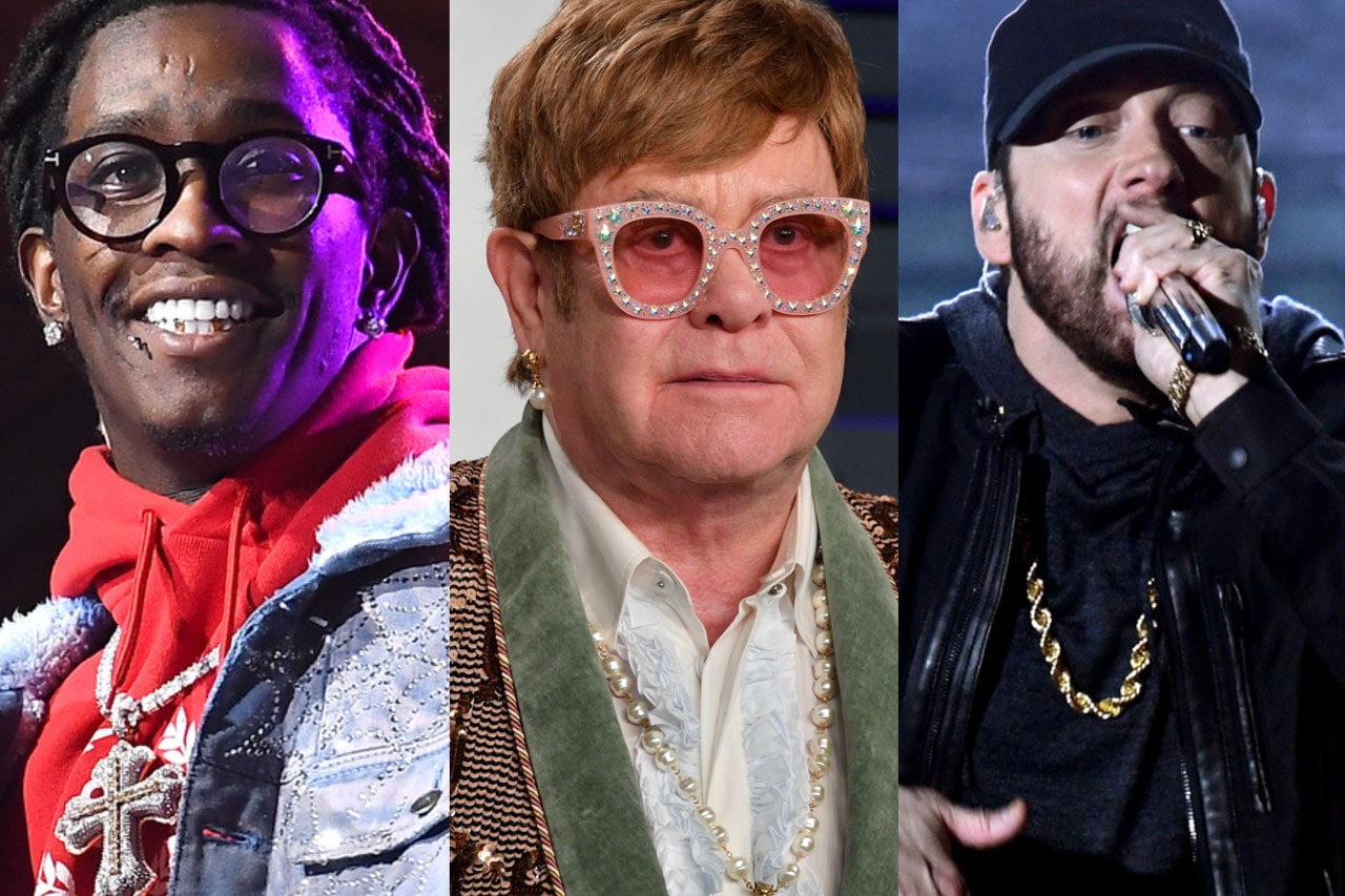 Elton John Says Young Thug Is Better at Freestyle Rapping Than Eminem