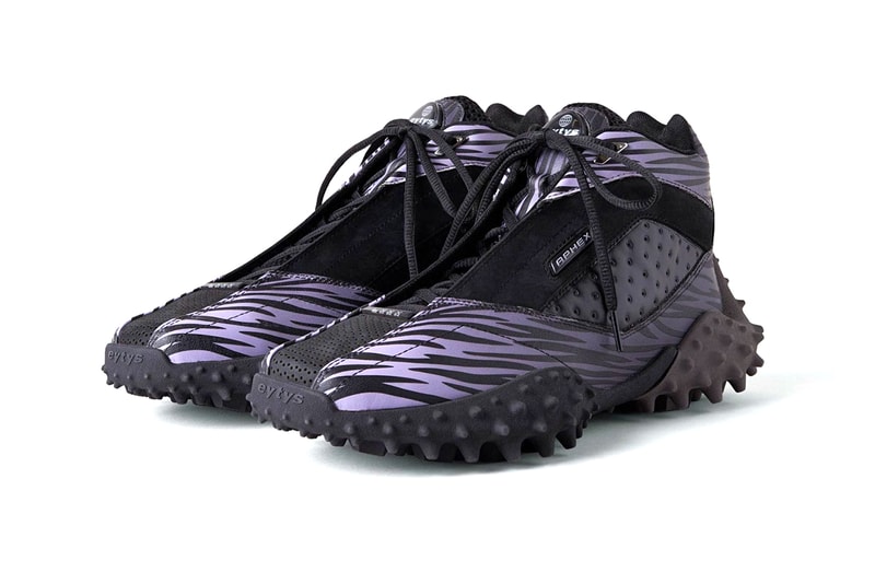Eytys Aphex "Mamba" "Twilight" Sneakers Release Information Drop Date Closer First Look 90s Y2K Fashion Mid Tops Basketball Retro Zebra Print 3M Reflective Swedish Scandinavian Footwear Shoes
