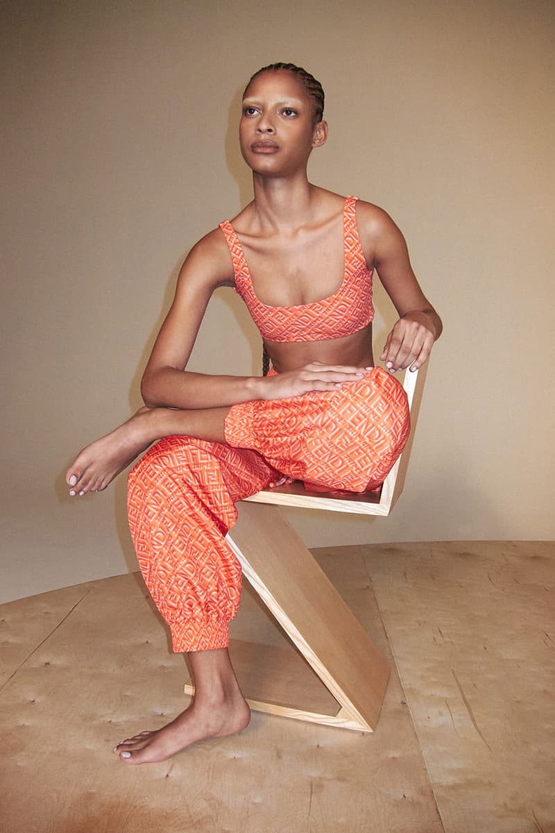 Take a Closer Look at the Fendi x SKIMS Collection Lookbook kim jones kim kardashian west kanye west lingerie ready-to-wear RTW capsule collection