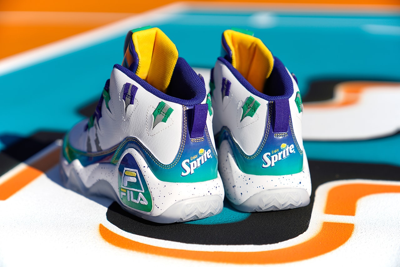 fila sprite grant hill 1 sprite footwear apparel release info date store list buying guide photos price 