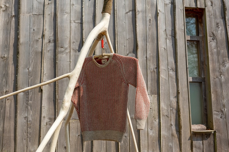 Folk x Hooke Park FW21 Collaboration Information release design outdoors nature architecture 