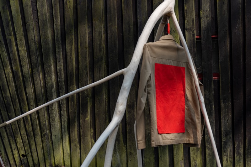 Folk x Hooke Park FW21 Collaboration Information release design outdoors nature architecture 