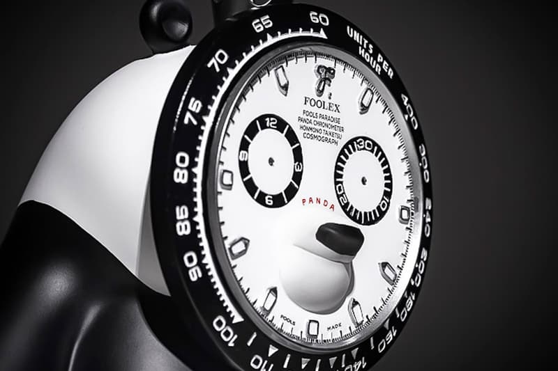 Fools Paradise HONMONO TAIKETSU foolex PANDA figure dial foolex rolex daytona toys collectibles vinyl toys