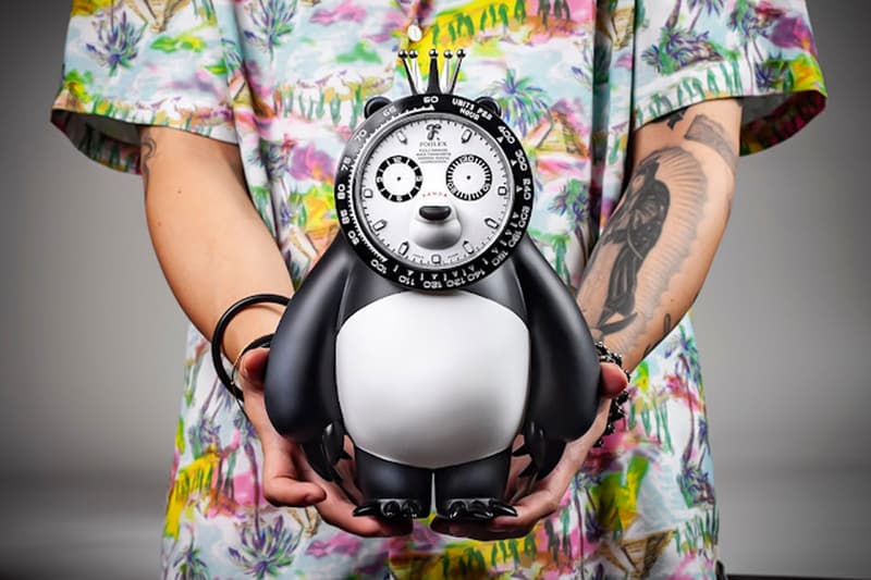 Fools Paradise HONMONO TAIKETSU foolex PANDA figure dial foolex rolex daytona toys collectibles vinyl toys