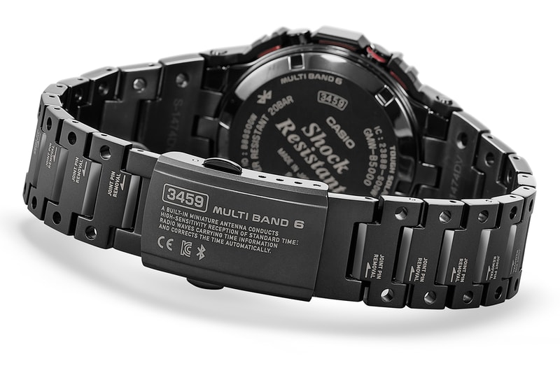 G-SHOCK Laser Etches DLC Titanium Case With Specifications and Warnings to Evoke Powered Suits of the Virtual World