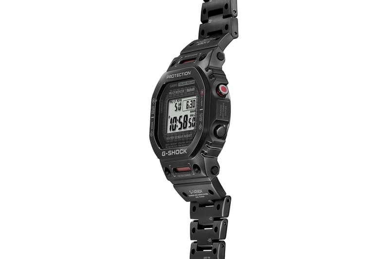 G-SHOCK Laser Etches DLC Titanium Case With Specifications and Warnings to Evoke Powered Suits of the Virtual World