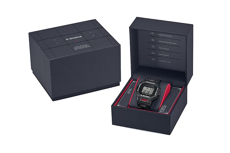 G-SHOCK Laser Etches DLC Titanium Case With Specifications and Warnings to Evoke Powered Suits of the Virtual World