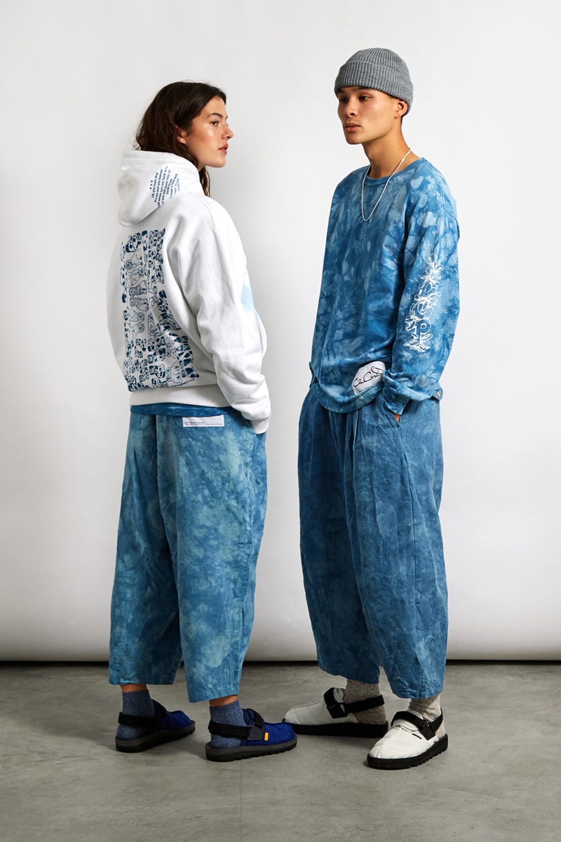 Goodhood x Childhood Calm & Punk Capsule Collection C.C.P. "Aizome" Hand Dyed Ancient Japanese Techniques Zine Release Information