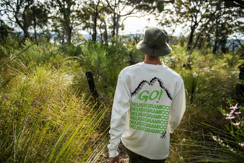 deus ex machina gramicci outdoors hiking adventure pants hoodie t-shirt details information