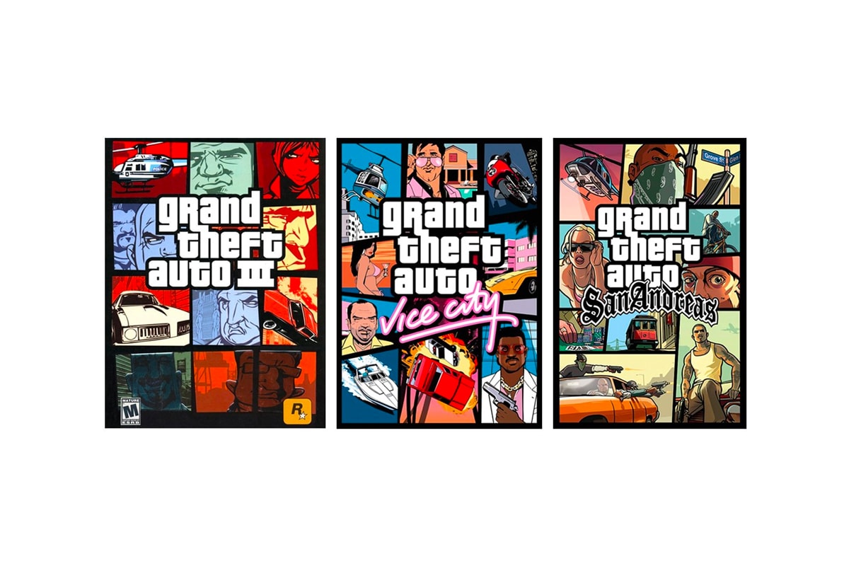rockstar games grand theft auto the trilogy definitive edition remaster rerelease vice city san andreas iii 