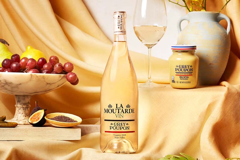 Grey Poupon Crafts First-Ever White Wine Infused With Mustard Seeds
