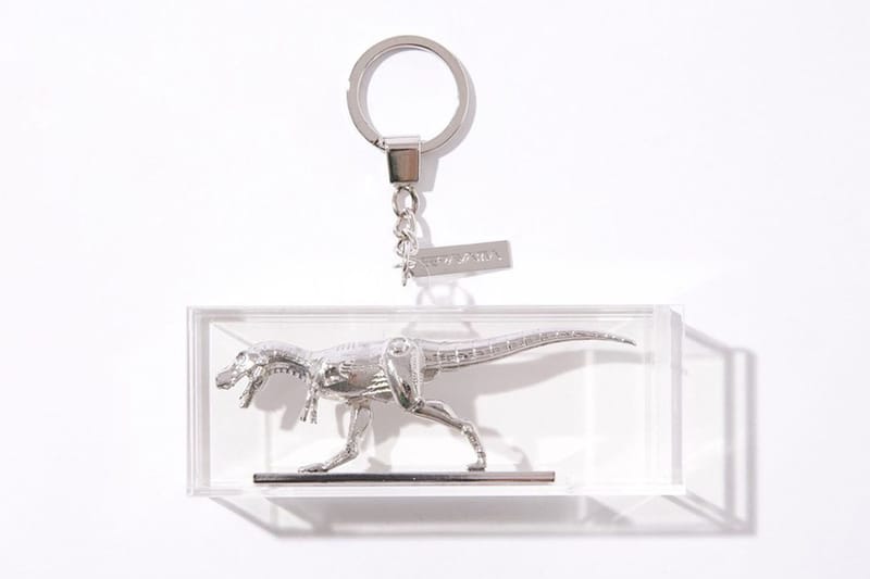 Hajime Sorayama and 2G Reveal a Metallic "T-Rex" Keychain