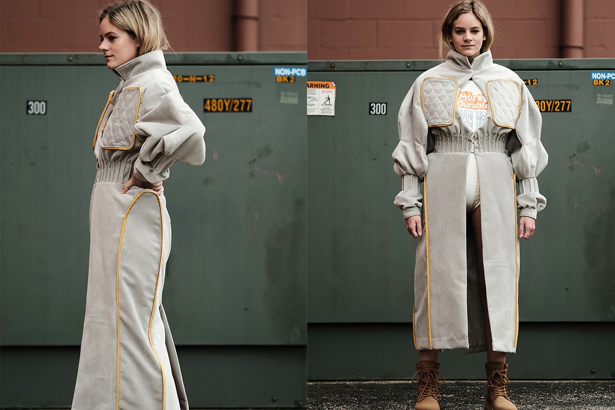 Izabelle clarke Patricia Falowo Alexandra Papaioannou Ce'ce Chen senior thesis collection t-shirt hbx designs fashion students instagram