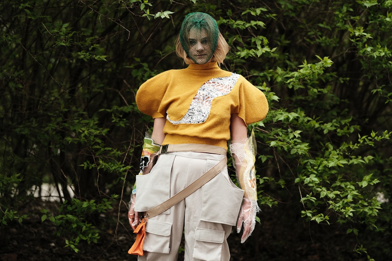 Izabelle clarke Patricia Falowo Alexandra Papaioannou Ce'ce Chen senior thesis collection t-shirt hbx designs fashion students instagram