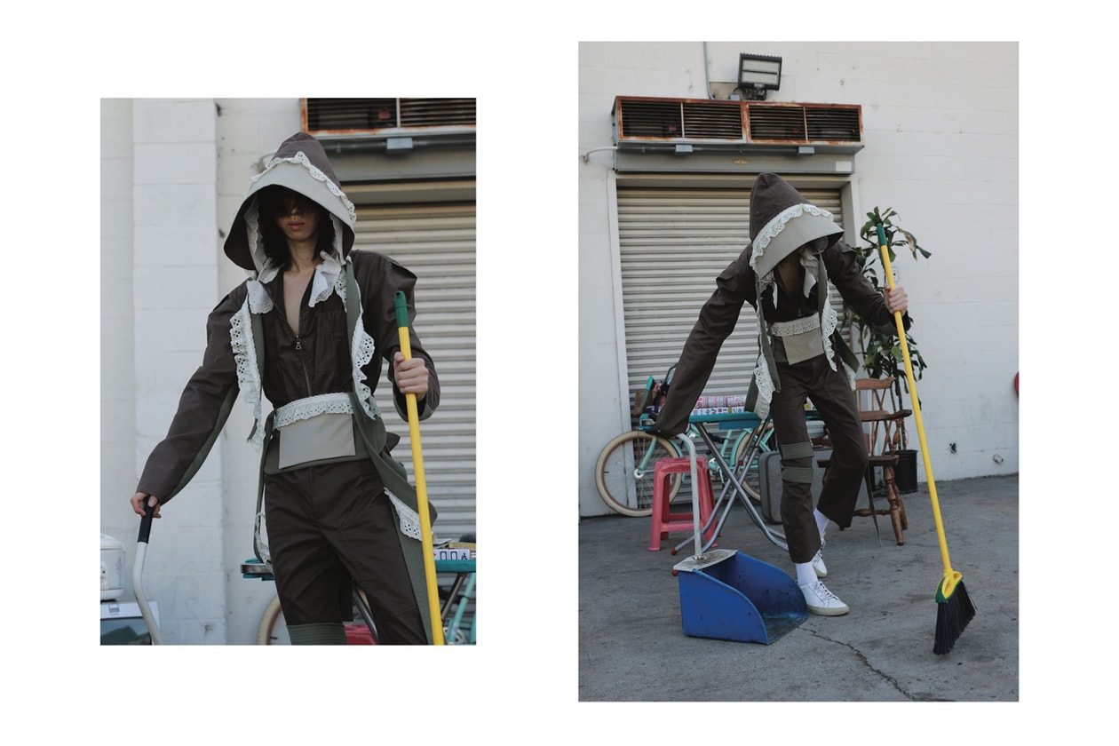 Izabelle clarke Patricia Falowo Alexandra Papaioannou Ce'ce Chen senior thesis collection t-shirt hbx designs fashion students instagram