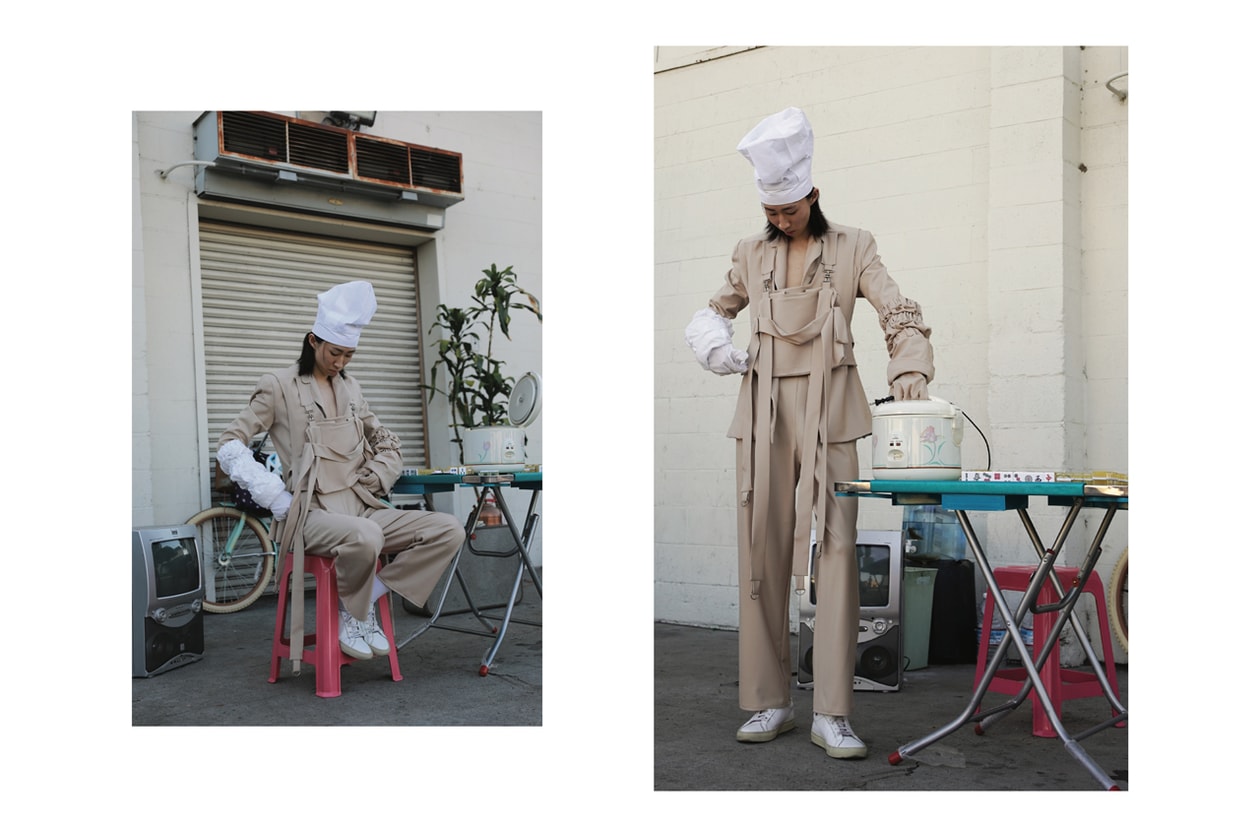 Izabelle clarke Patricia Falowo Alexandra Papaioannou Ce'ce Chen senior thesis collection t-shirt hbx designs fashion students instagram