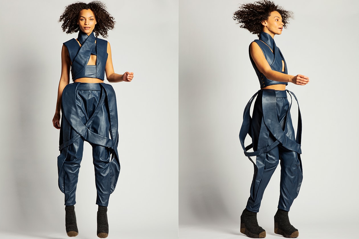 Izabelle clarke Patricia Falowo Alexandra Papaioannou Ce'ce Chen senior thesis collection t-shirt hbx designs fashion students instagram