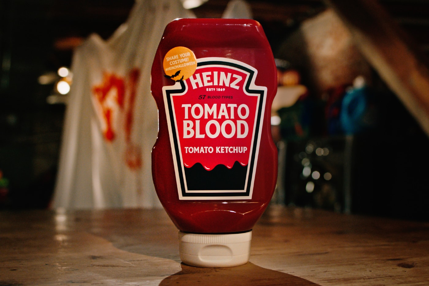 halloween heinz tomato blood costume kit tomato blood ketchup fangs face paint applicators tattoos spooky october 12 festive holiday release info 
