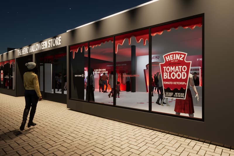 halloween heinz tomato blood costume kit tomato blood ketchup fangs face paint applicators tattoos spooky october 12 festive holiday release info