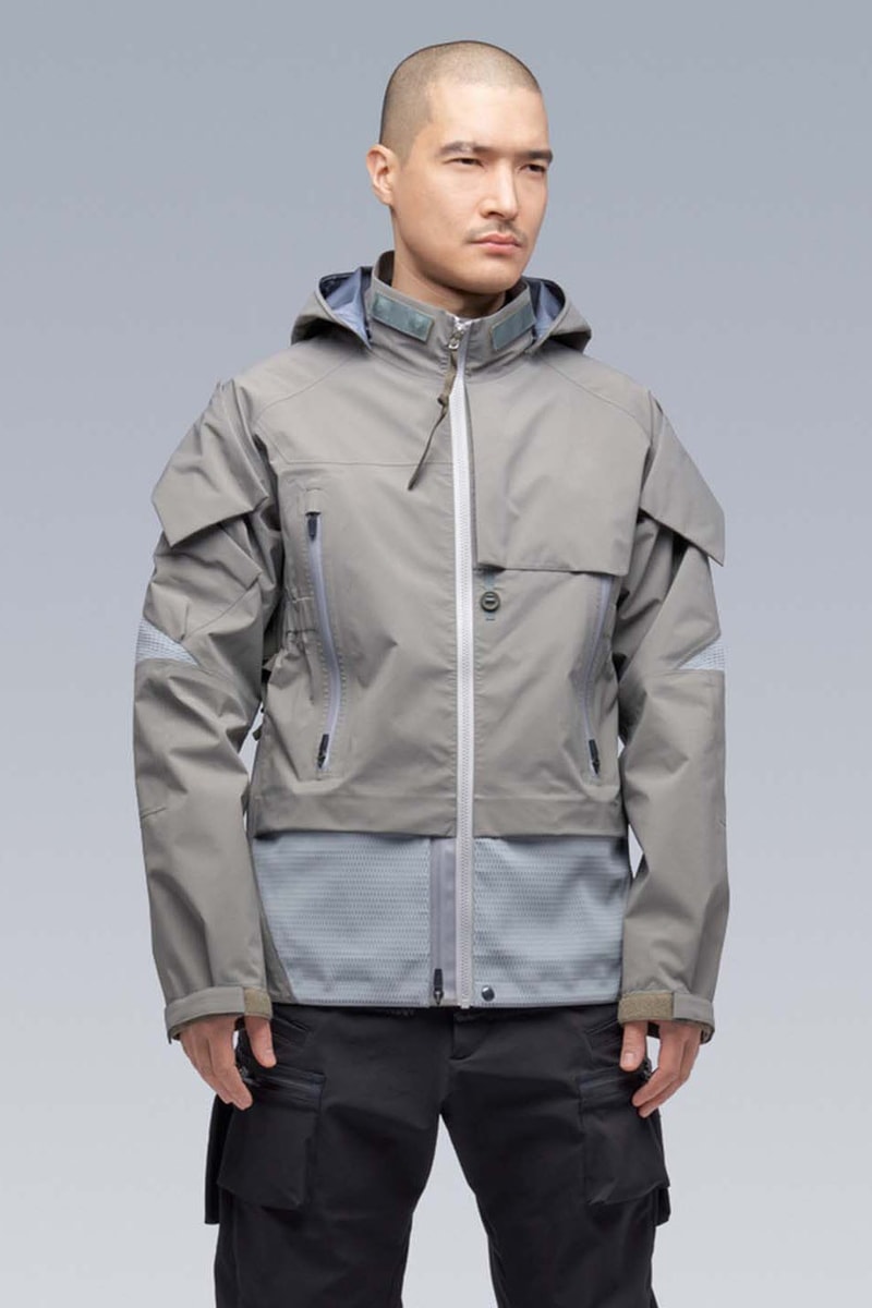 ACRONYM FW21 Drop 2 Release Info HBX fashion menswear Gore-tex Windstopper® Primaloft® Modular Liner Jacket alpha green black gray