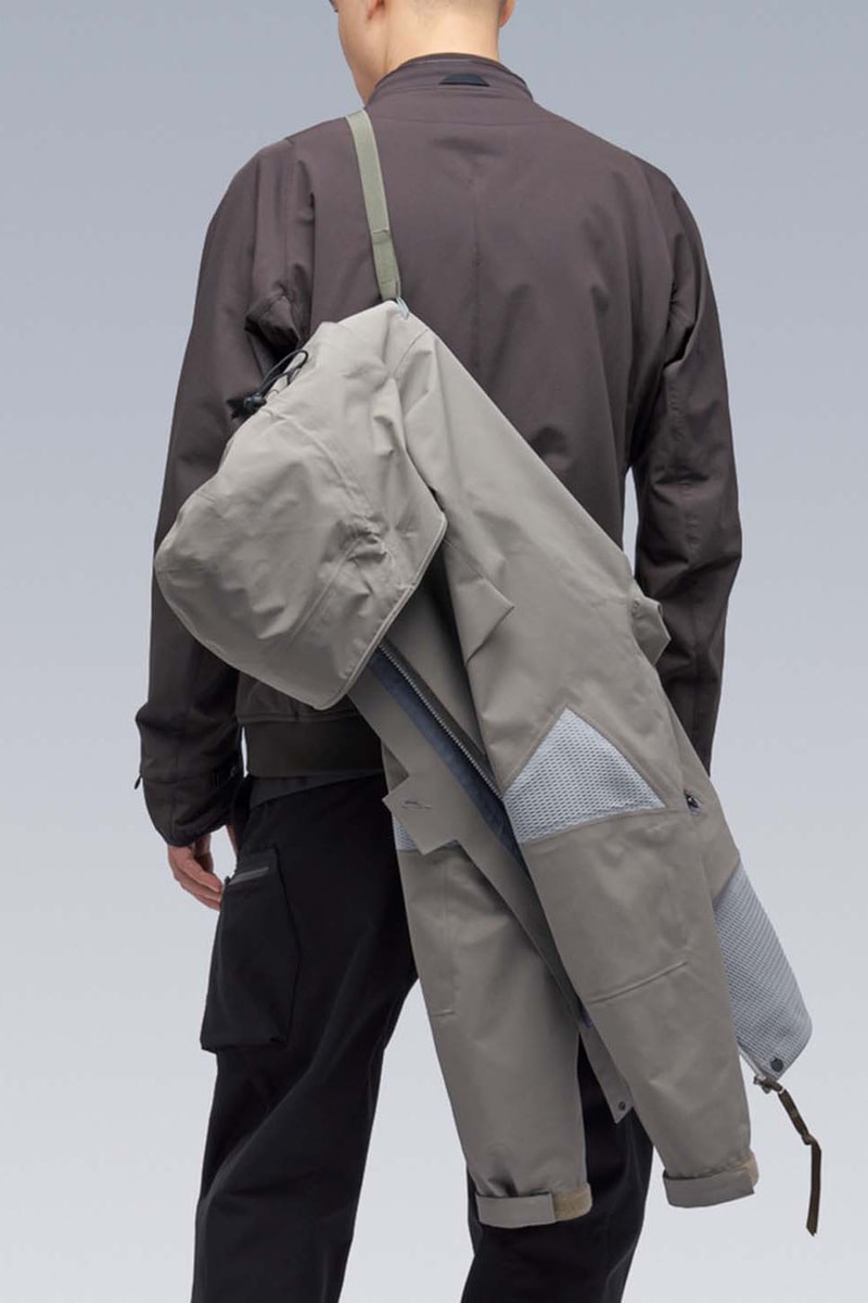 ACRONYM FW21 Drop 2 Release Info HBX fashion menswear Gore-tex Windstopper® Primaloft® Modular Liner Jacket alpha green black gray