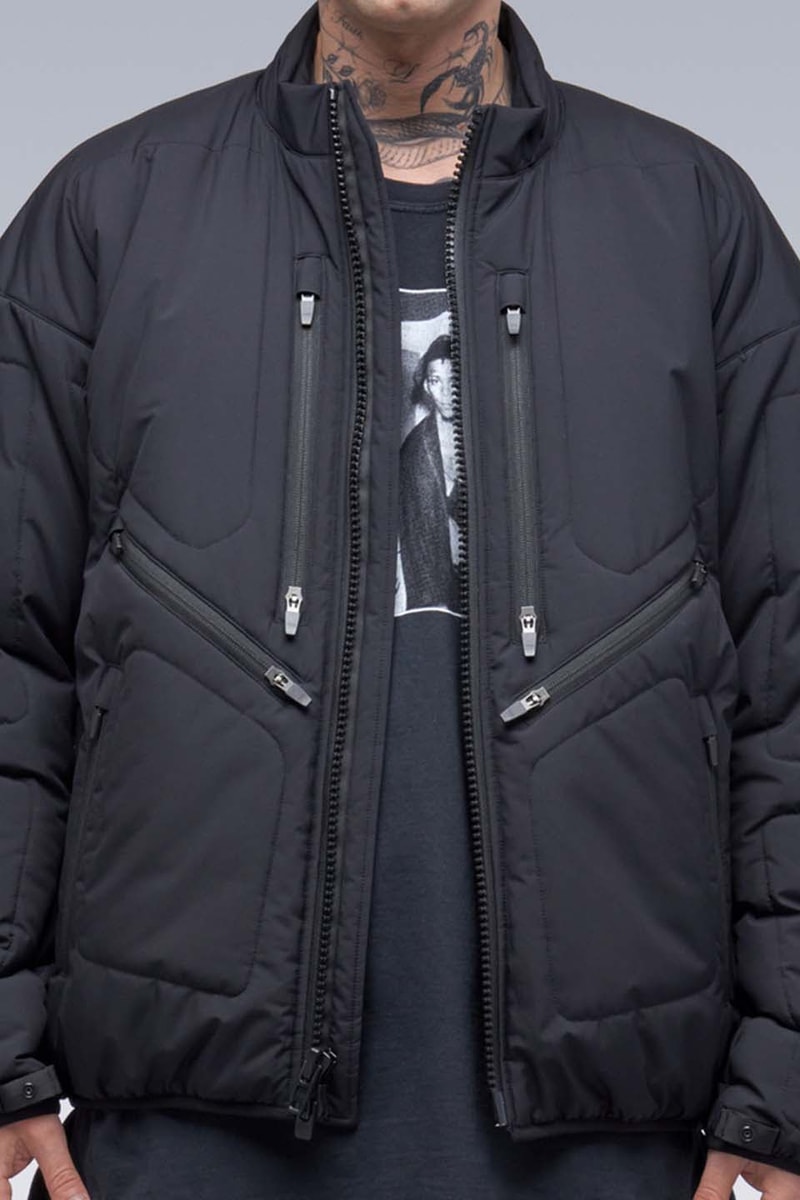 ACRONYM FW21 Drop 2 Release Info HBX fashion menswear Gore-tex Windstopper® Primaloft® Modular Liner Jacket alpha green black gray