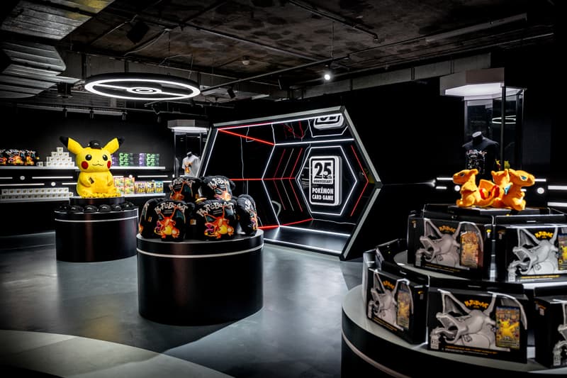 Closer Look at the HYPEBEAST Pokémon TCG 25th Anniversary BELOWGROUND Pop-up charizard pokemon tcg Hong Kong Retail