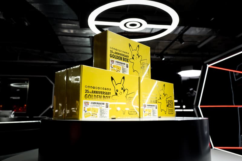 Closer Look at the HYPEBEAST Pokémon TCG 25th Anniversary BELOWGROUND Pop-up charizard pokemon tcg Hong Kong Retail