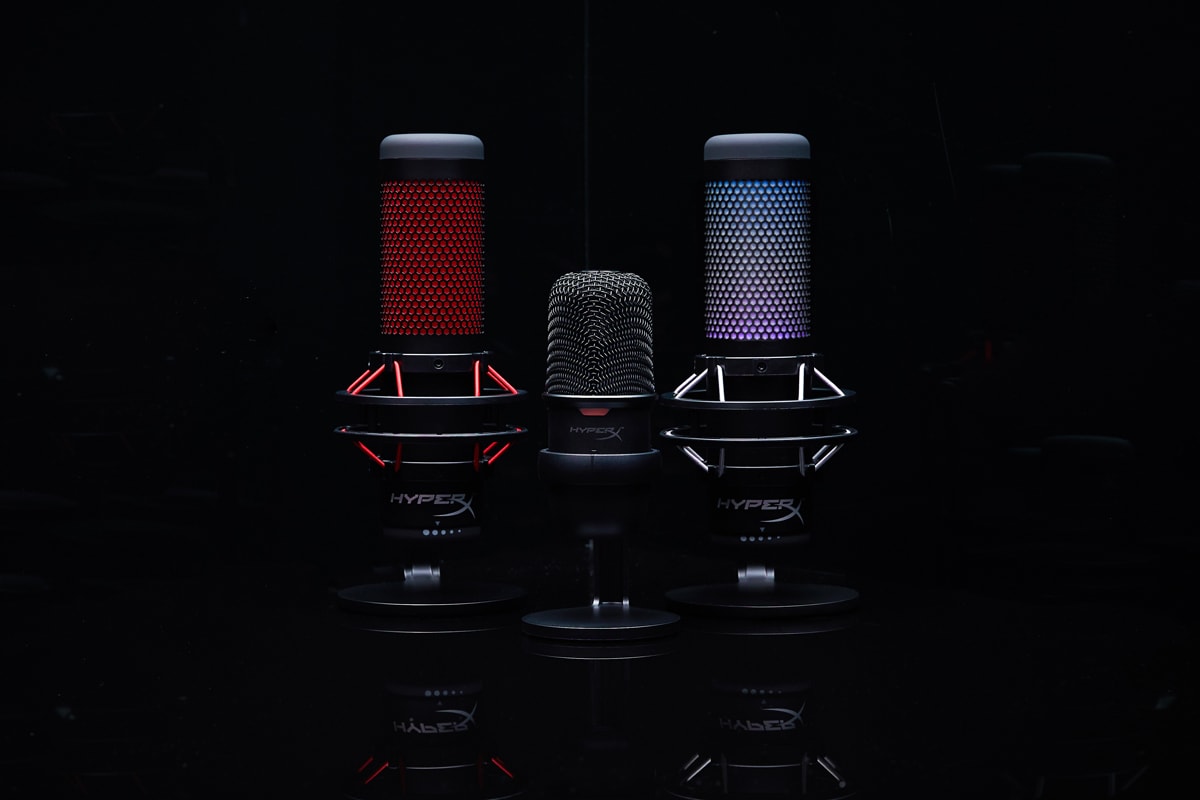 gaming microphone mic quadcast hyper x black streaming audio technology device review 
