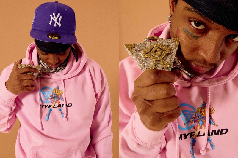 Hypland Yu-Gi-Oh! Ski Mask the Slump God Collection Lookbook tcg gaming Jordan Bentley Los Angeles 