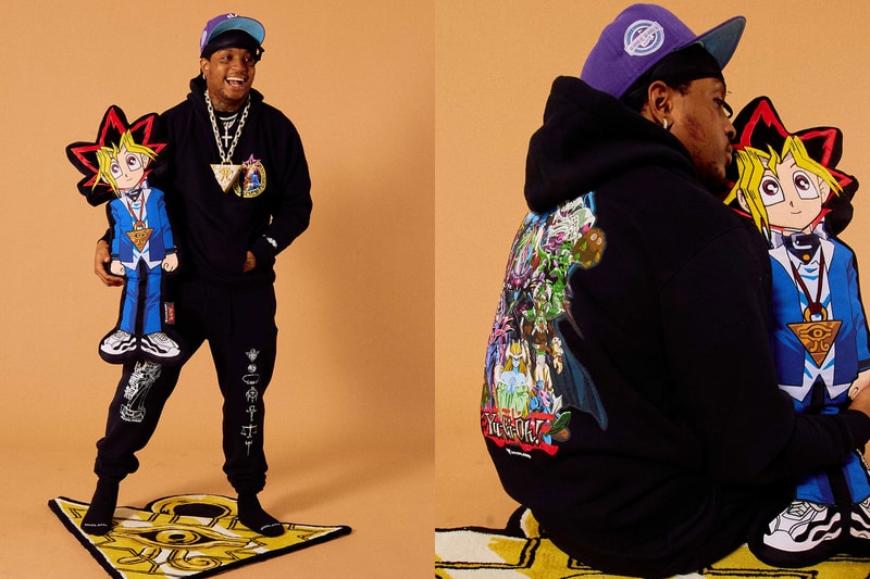 Hypland Yu-Gi-Oh! Ski Mask the Slump God Collection Lookbook tcg gaming Jordan Bentley Los Angeles 