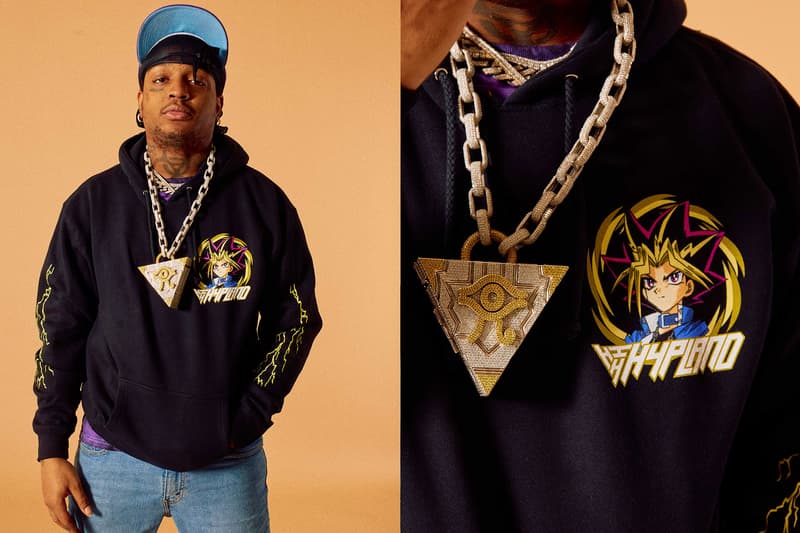 Hypland Yu-Gi-Oh! Ski Mask the Slump God Collection Lookbook tcg gaming Jordan Bentley Los Angeles 