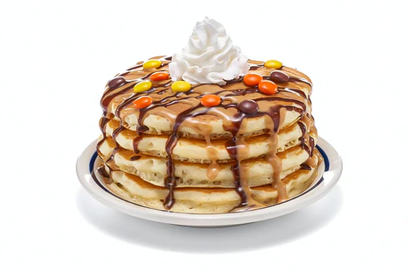 IHOP Reese's Pieces Pancakes Mummy Burrito Halloween Breakfast