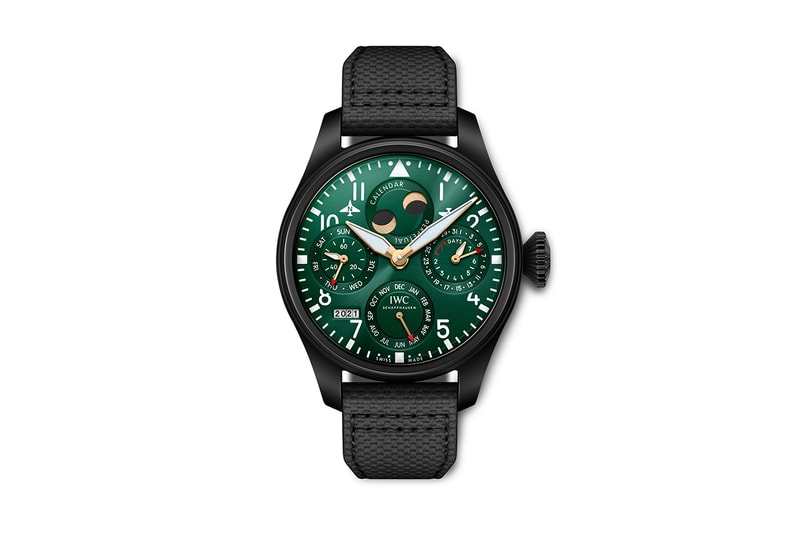 IWC Adds Racing Green Dial to Big Pilots Ceramic Perpetual Calendar