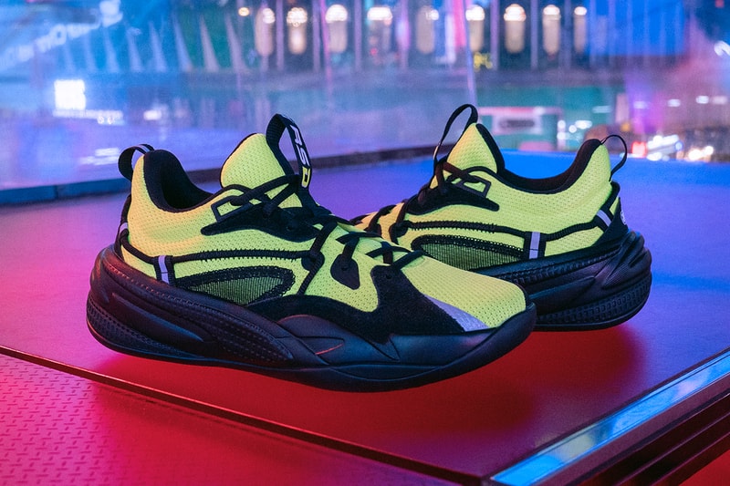 j cole puma rs-dreamer lime green black nyc times square release date info store list buying guide photos price 