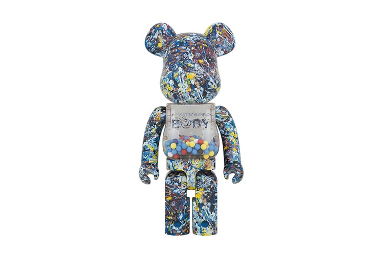 Jackson Pollock Studios and Medicom Toy Join Forces for a Paint Splattered BE@RBRICK