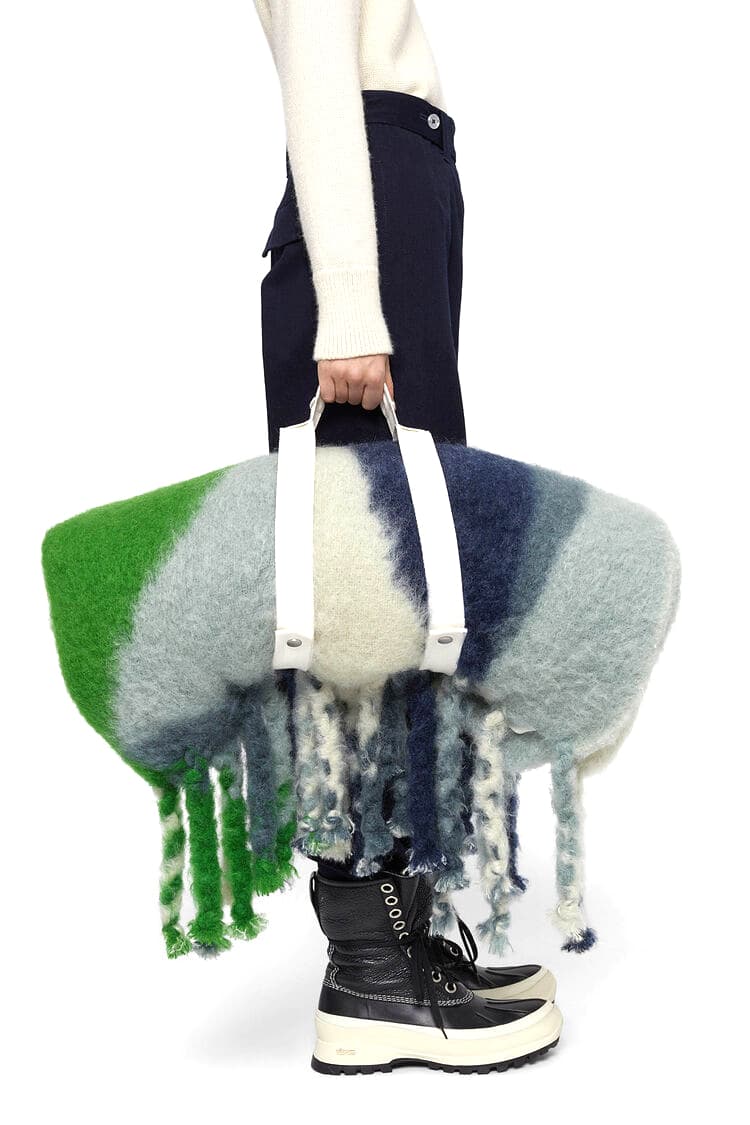 Jil Sander+ Mohair Wool Blankets Fall Winter 2021 Shawl Large Scarf Lenny Kravitz Look Luke Lucie Meier Release Information FW21