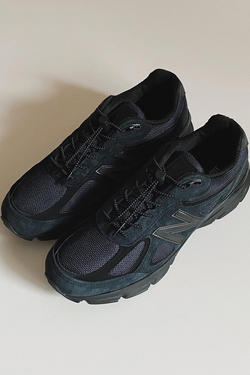 jjjjound new balance 990v4 navy black release info date store list buying guide photos price 