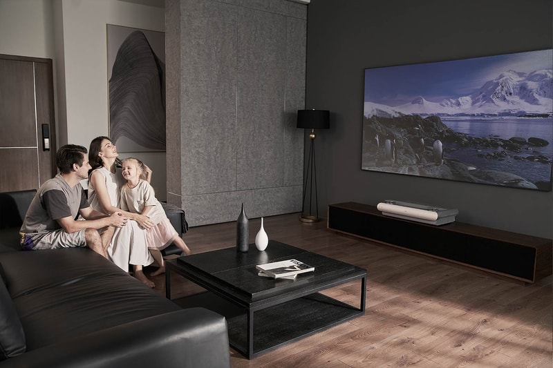 JMGO u2 4k tri-color laser tv projector indiegogo home entertainment TV televisions movies streaming 