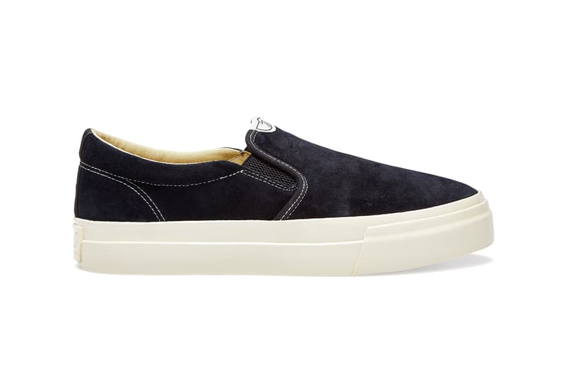 Junya Watanabe MAN x Stepney Workers Club Slip Ons JWCdGMAN Black Lister Collaboration Dover Street Market New York Release Information 