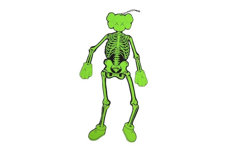 KAWS and Cactus Plant Flea Market Unveil New Halloween-themed Collaboration release information infinite archives spooky months skeleton figures pajam set reese's puffs general mills